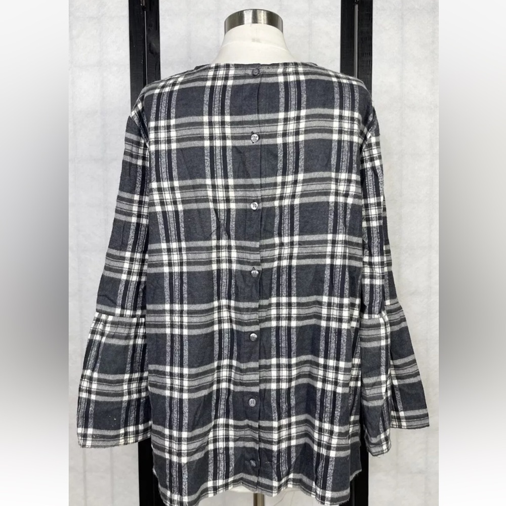 Hatch Maternity Madeline Flannel Top. Size: 1 - Picture 6 of 6